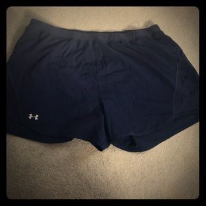 Under Armour Navy Running Shorts Size XL